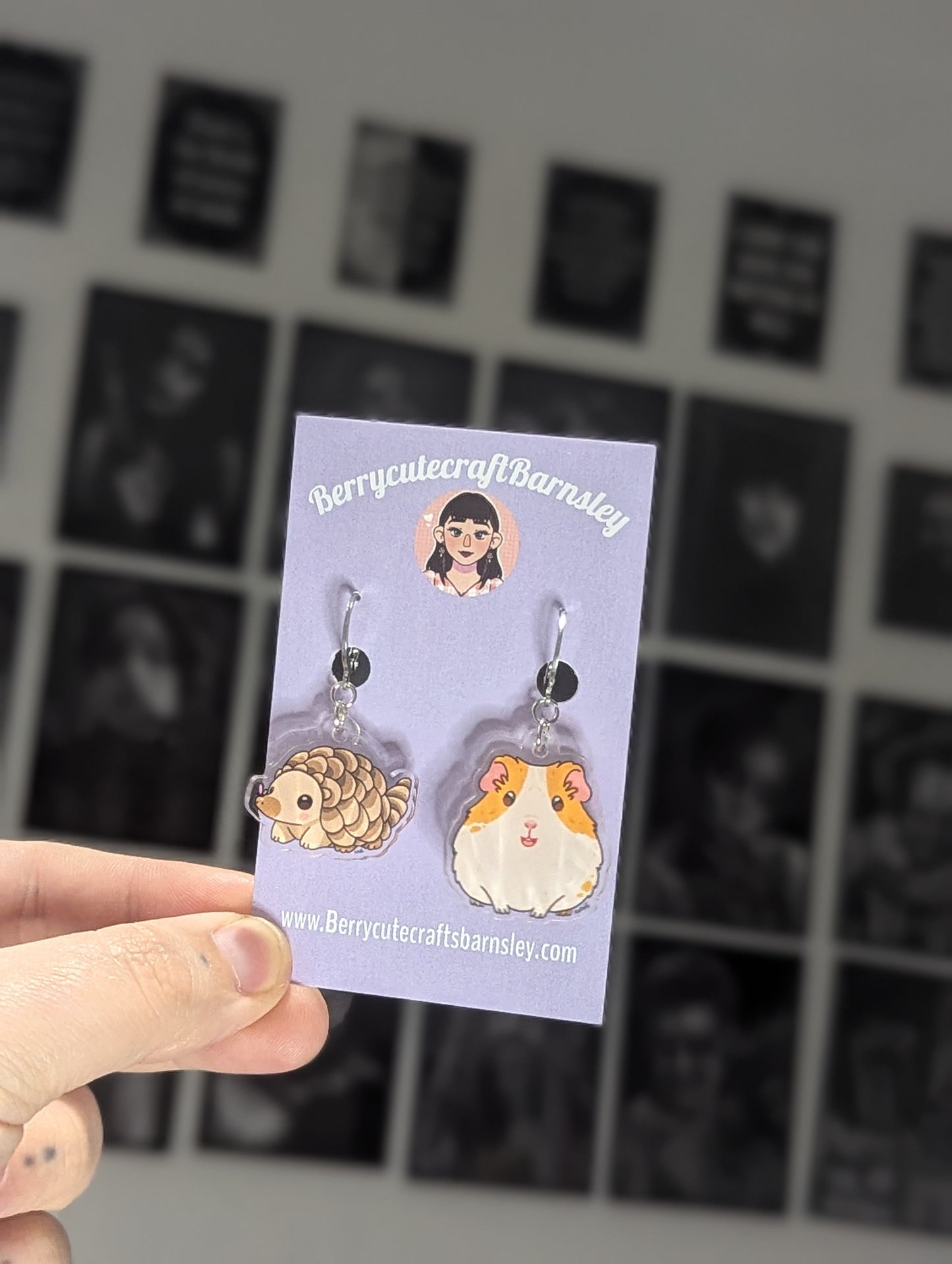 Stitch marker set -echidna & guinea pig