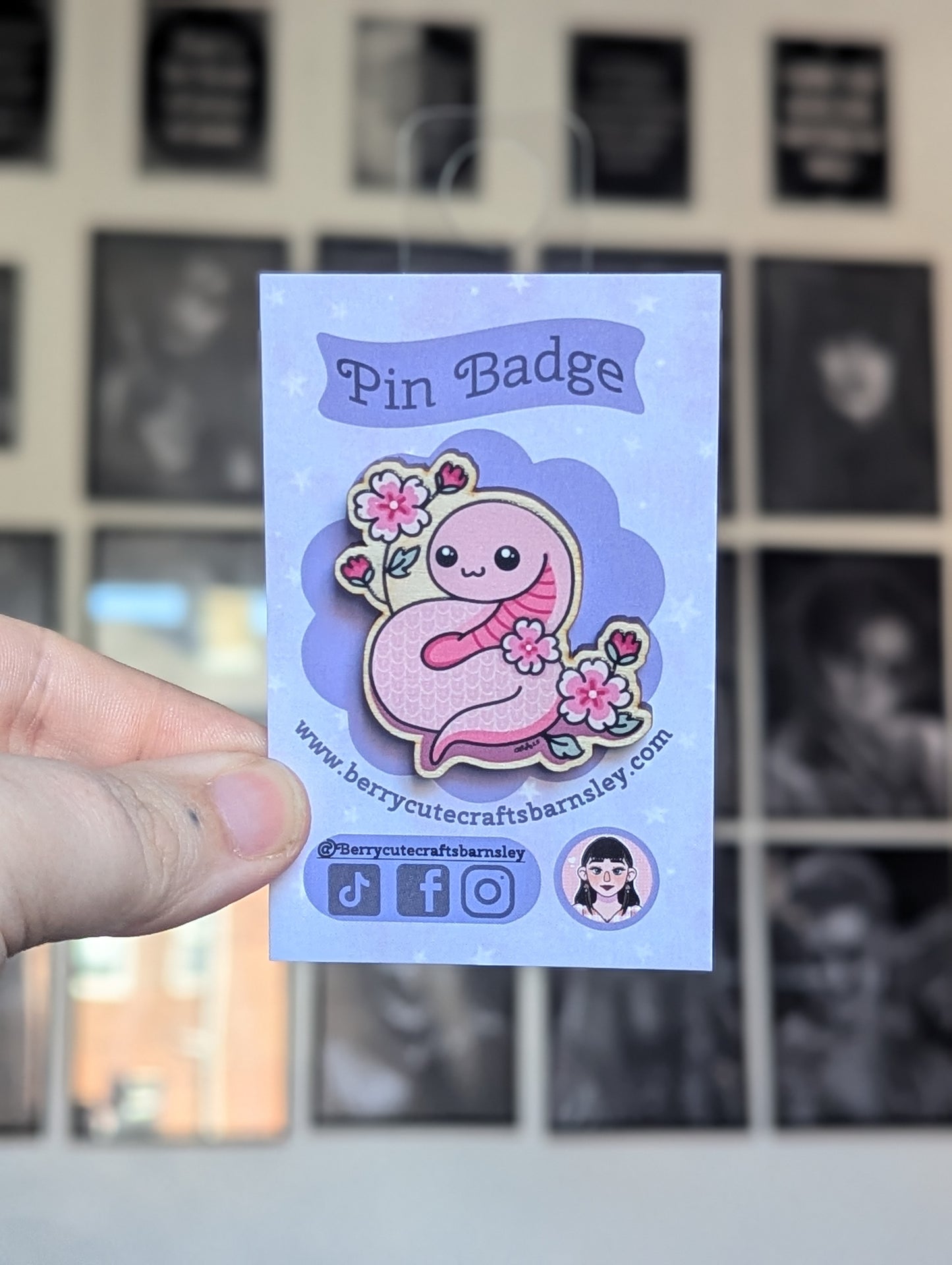 Year of the snake pin badge