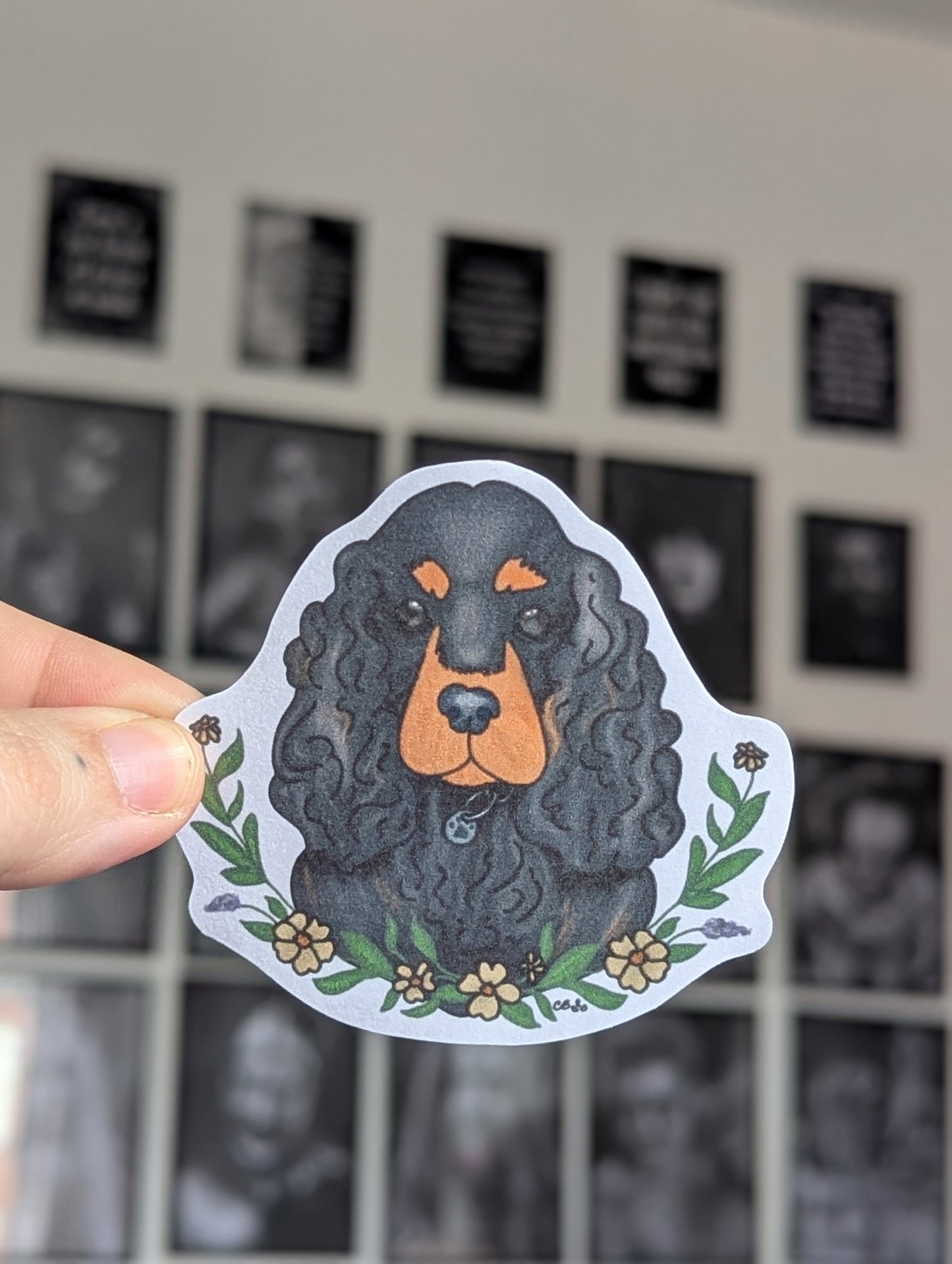 Cocker spaniel sticker