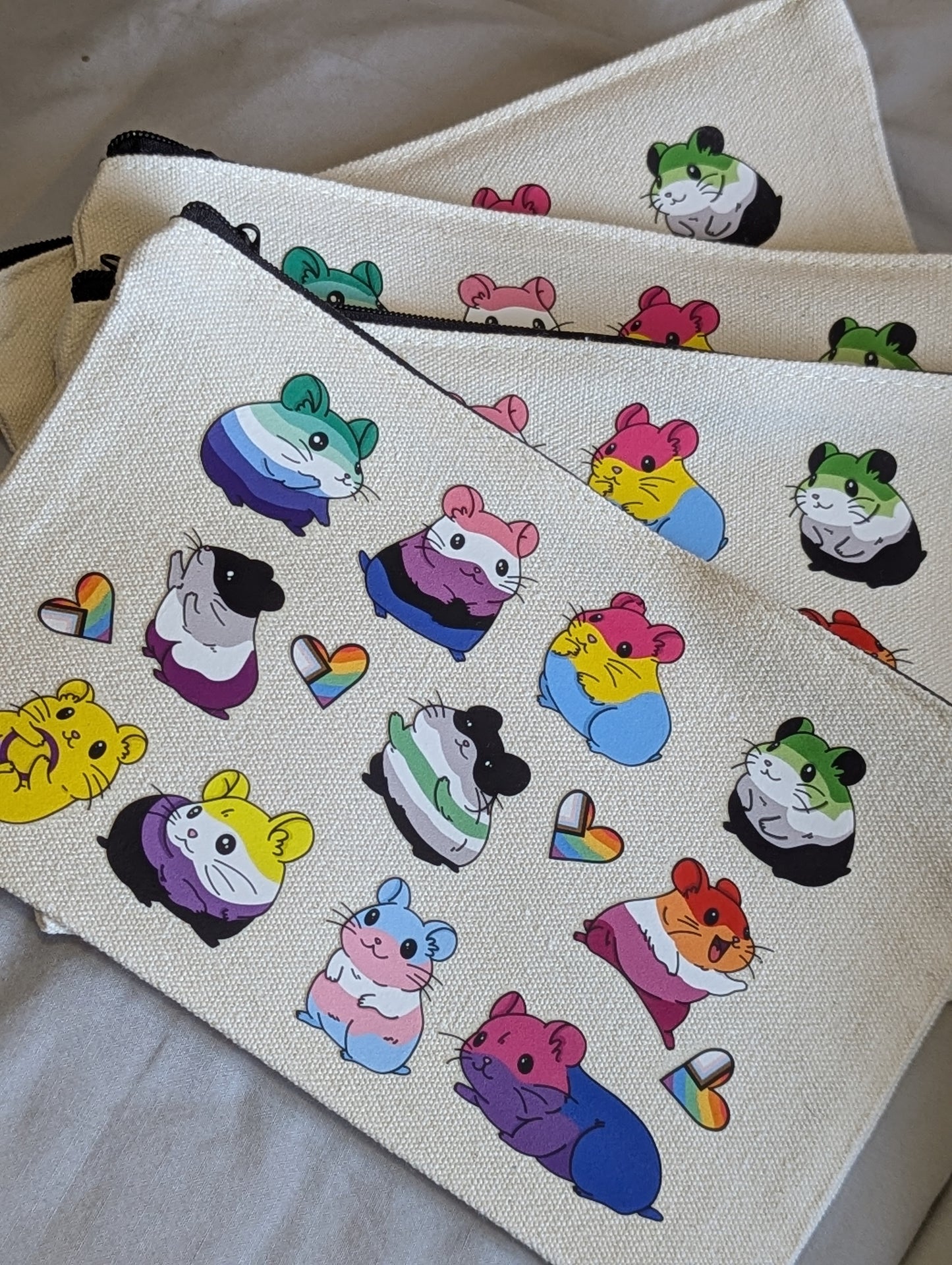 Pride Hammies Zip Case