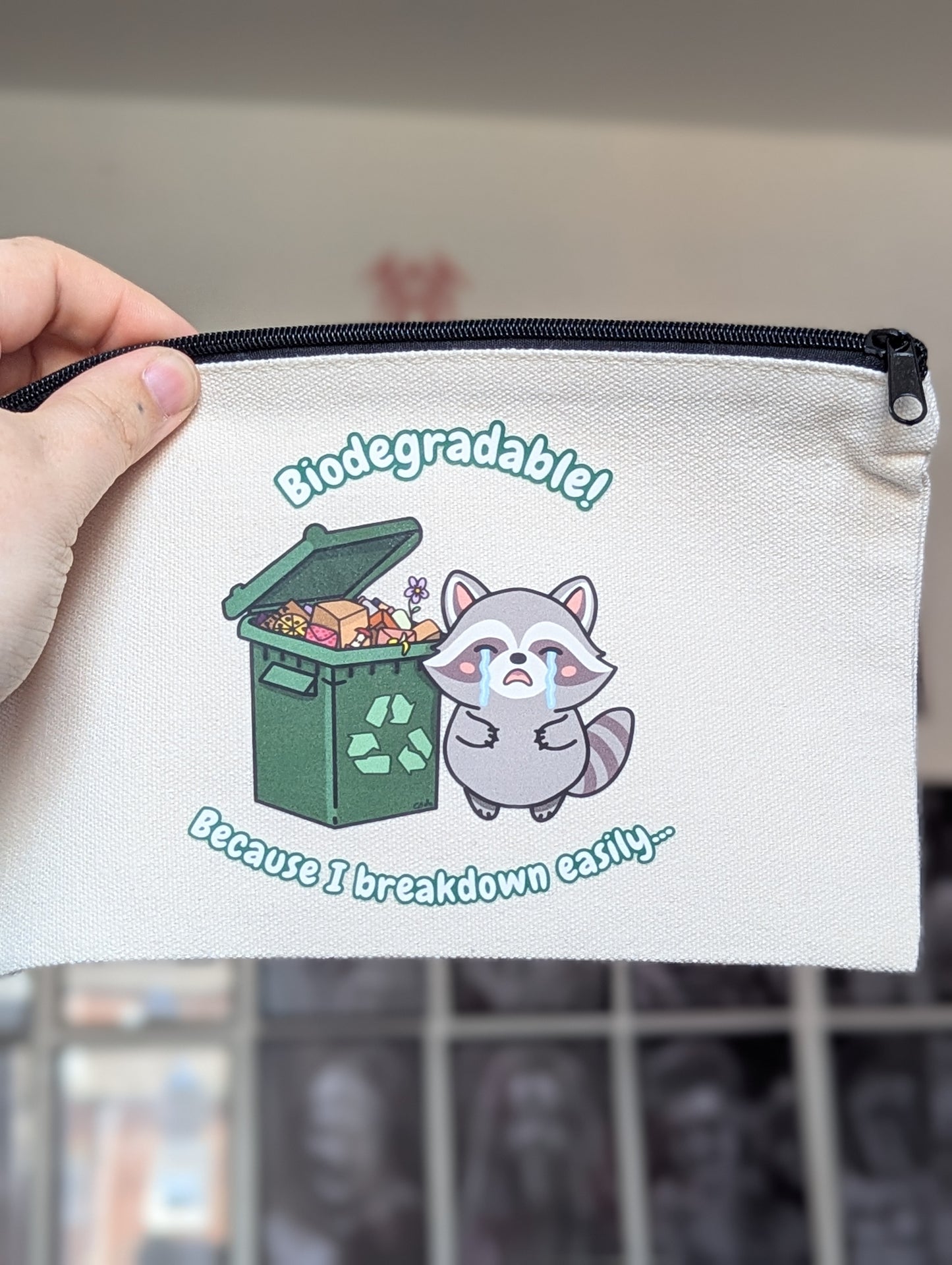 Biodegradable zip case