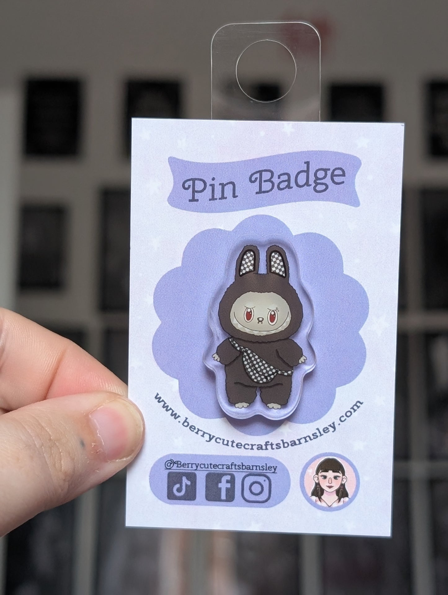 Labubaby alt pin badge
