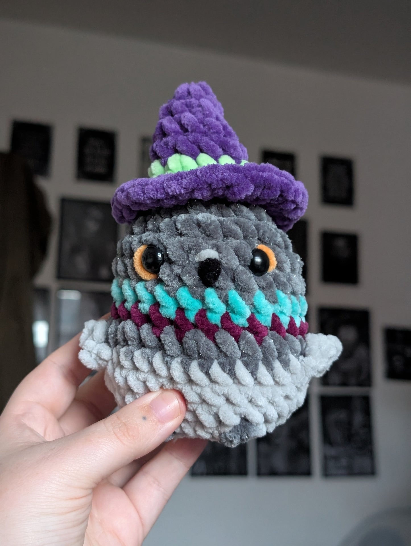 Witchy pigeon plush