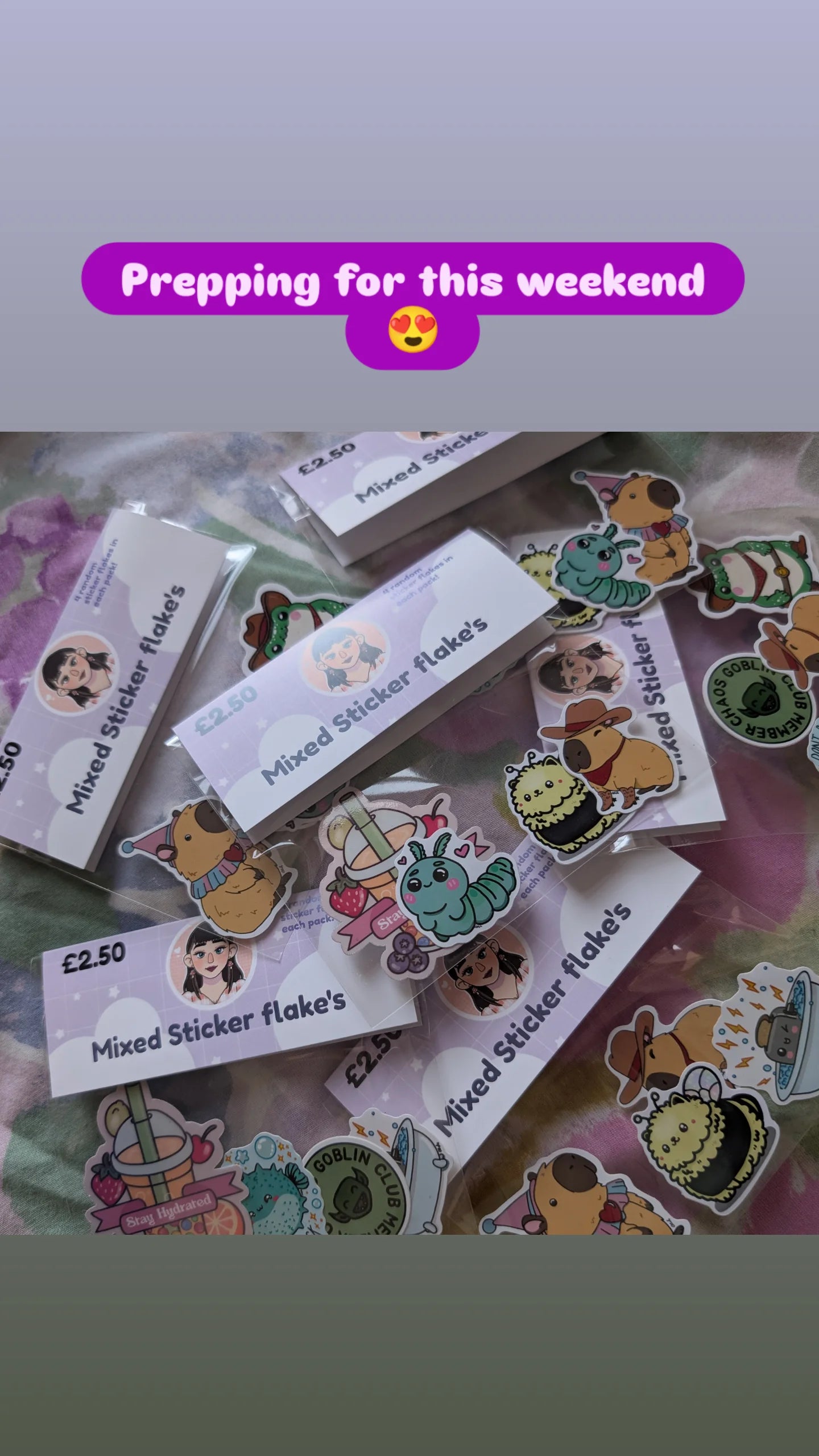 Mixed Sticker flake sets