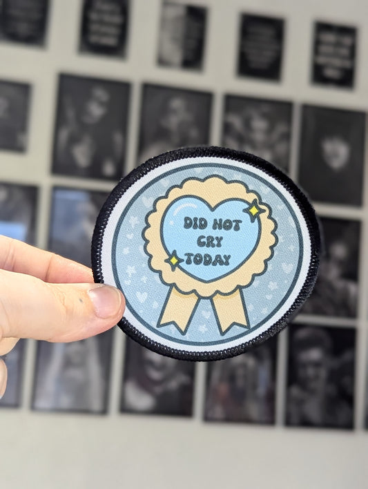 Did not cry today patch