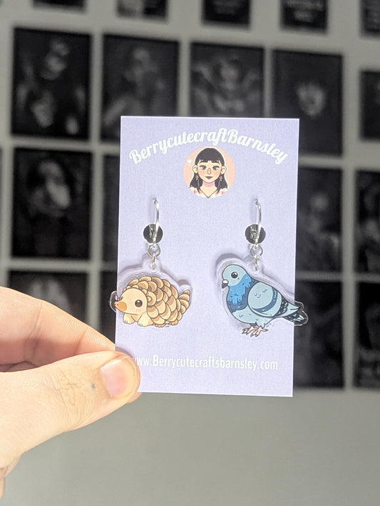 Stitch marker set echidna &pigeon