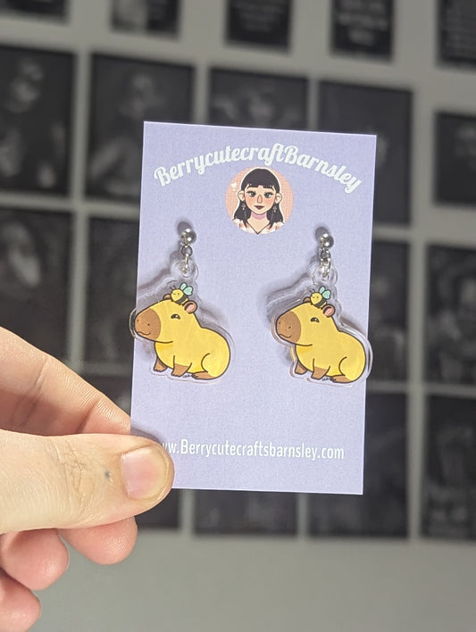 Honey and Bert stud danglies