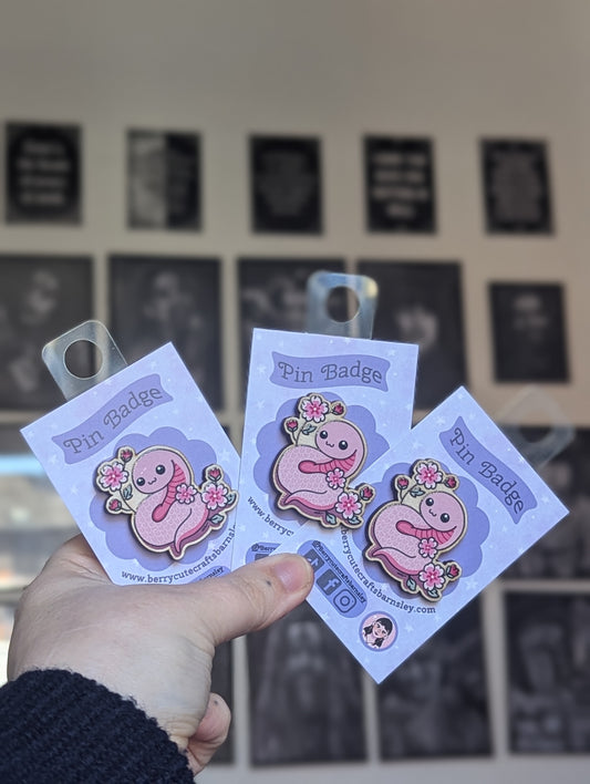 Year of the snake pin badge