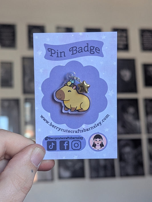 Honey and bert cappy charm pin