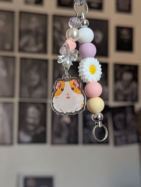 Pippa charm bead keyrings