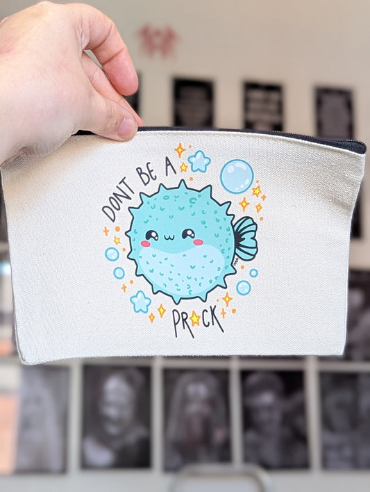 Dont be a pufferfish Zip case