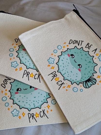 Dont be a pufferfish Zip case