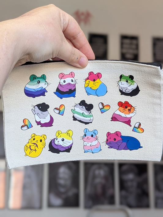 Pride Hammies Zip Case
