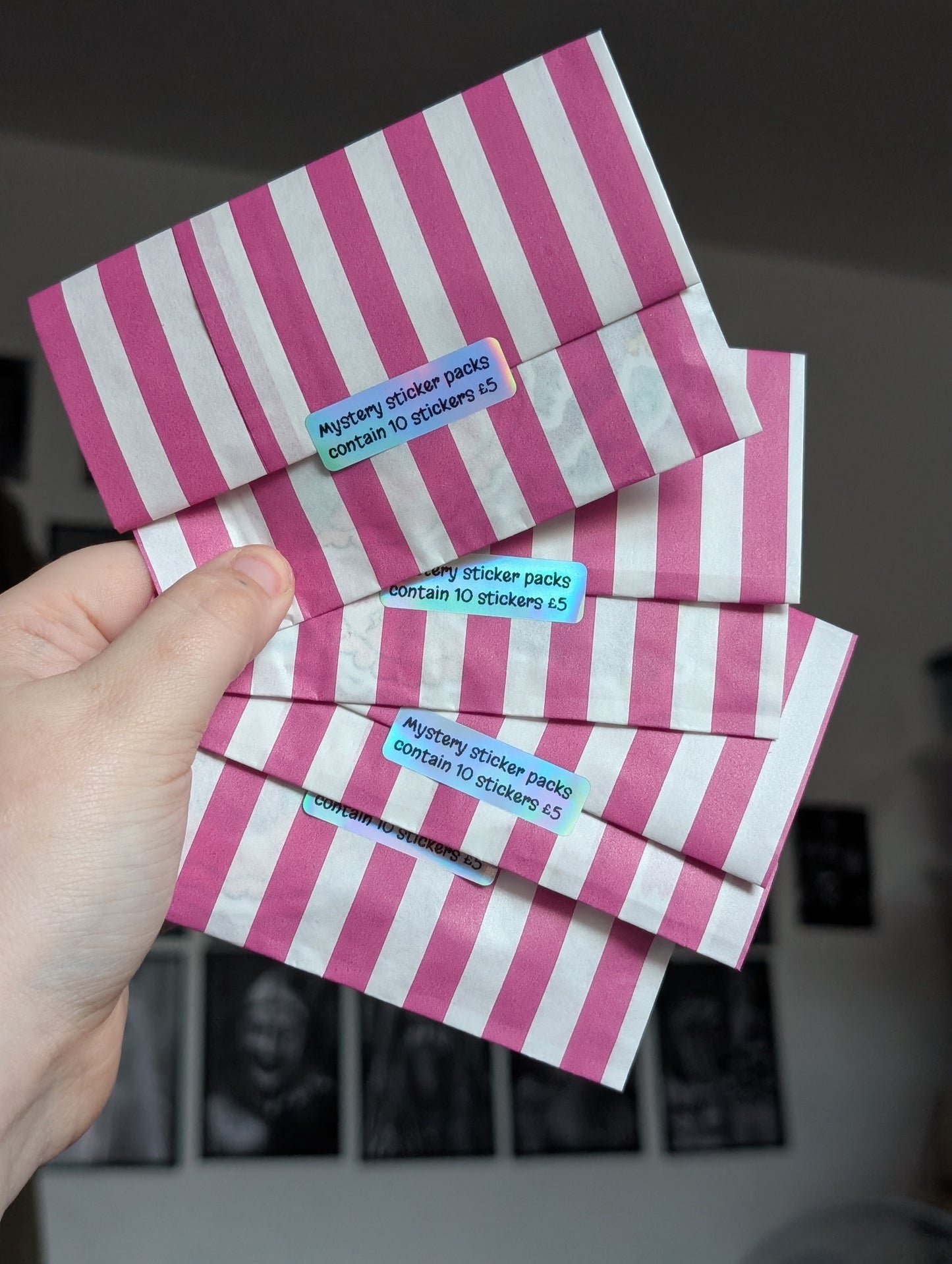 Mystery sticker packs!