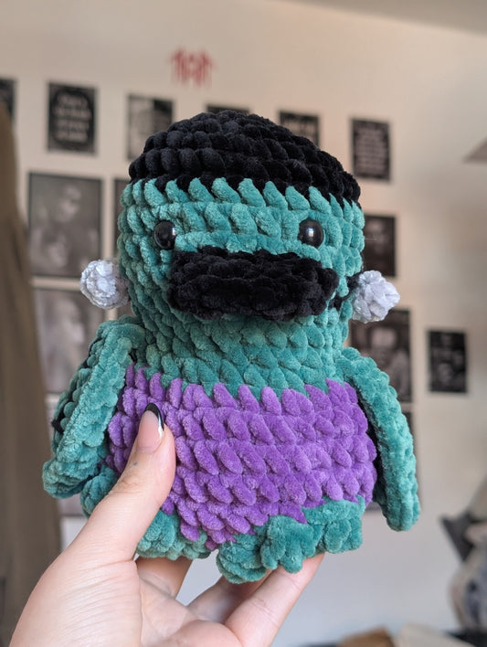 Frankenduckie plushie