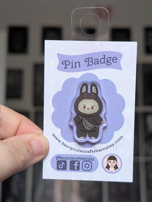 Labubaby alt pin badge