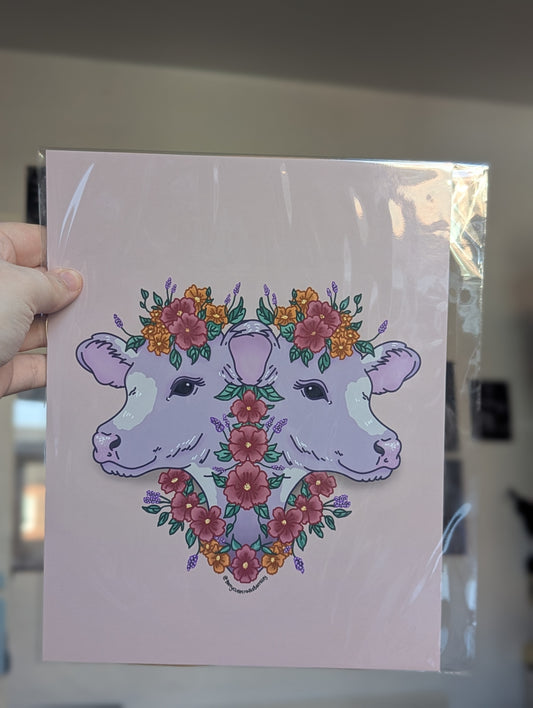 Twin cows