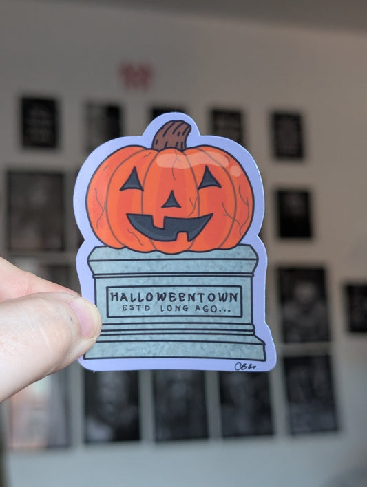 Halloween town gloss sticker