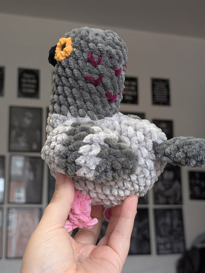 Large pigeon plushie