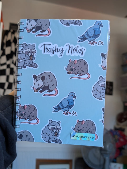 Trashy notes  A5 Notebook