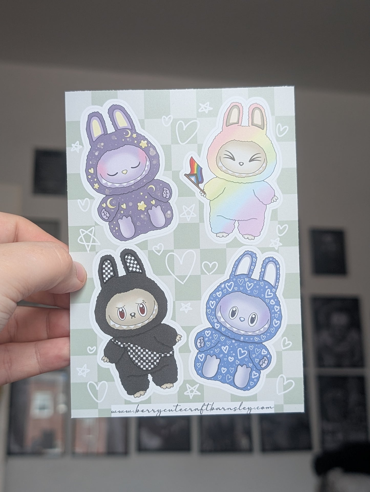 Labubu Sticker sheet