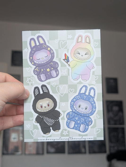 Labubu Sticker sheet