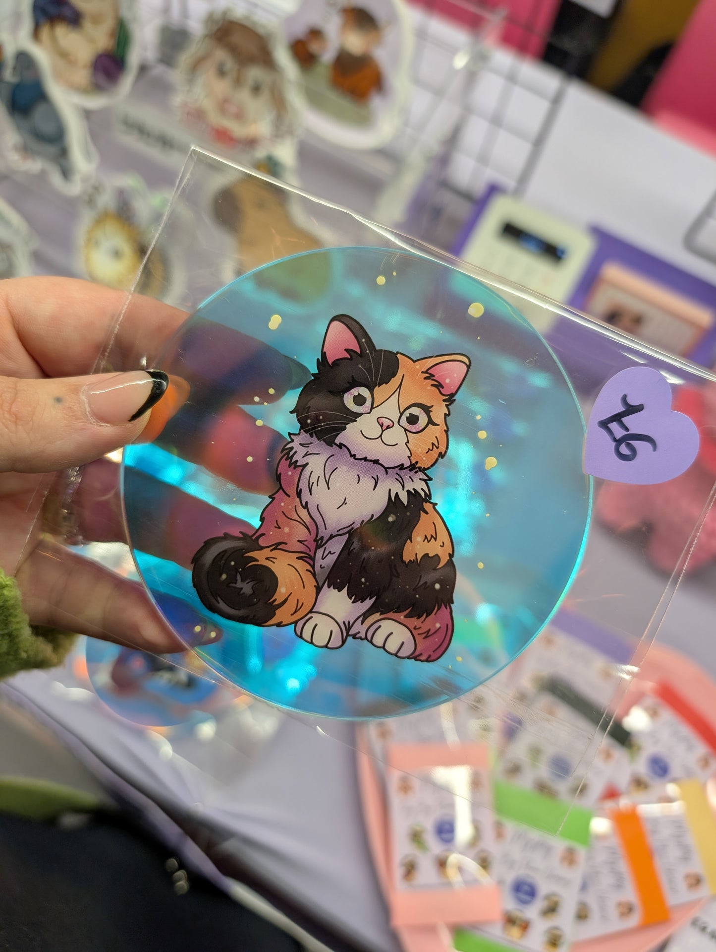 Calico cat Acrylic Coaster