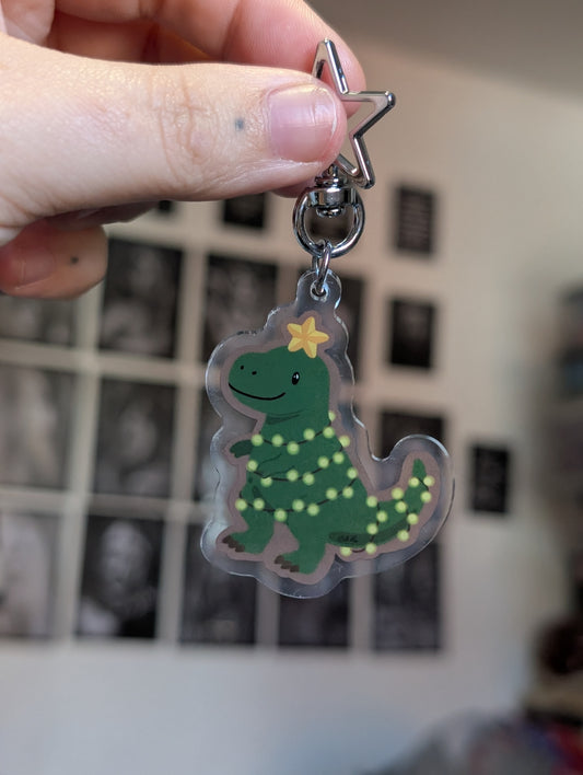 Tree-rex keyring