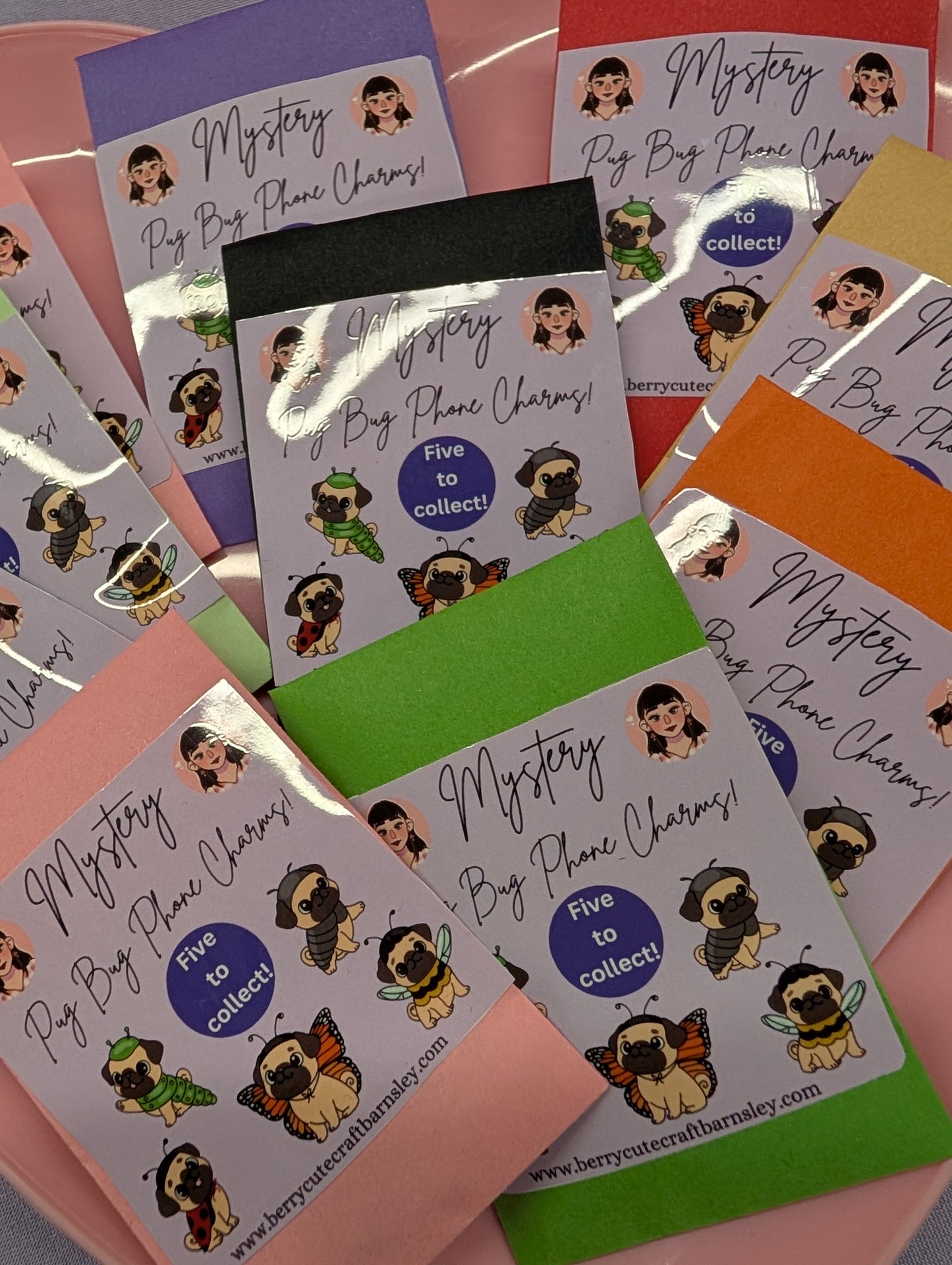 Pugbug Mystery Phone charms!