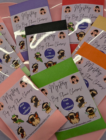 Pugbug Mystery Phone charms!