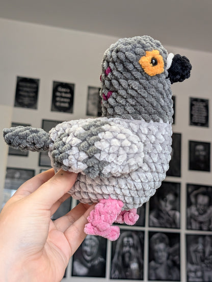 Large pigeon plushie