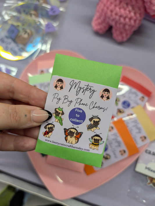 Pugbug Mystery Phone charms!