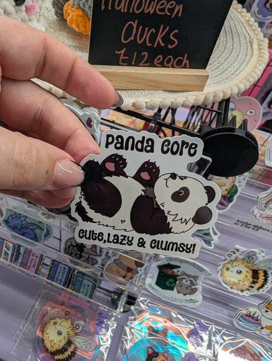 Panda core sticker