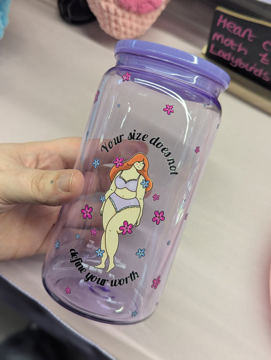 Body positivity Purple Beer can