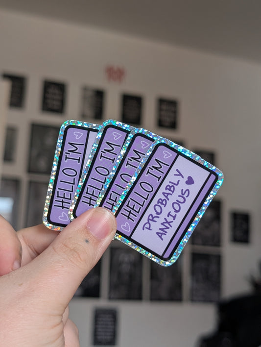 Hello Probably anxious HG sticker