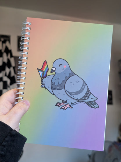 Gerard pride pigeon Notebook