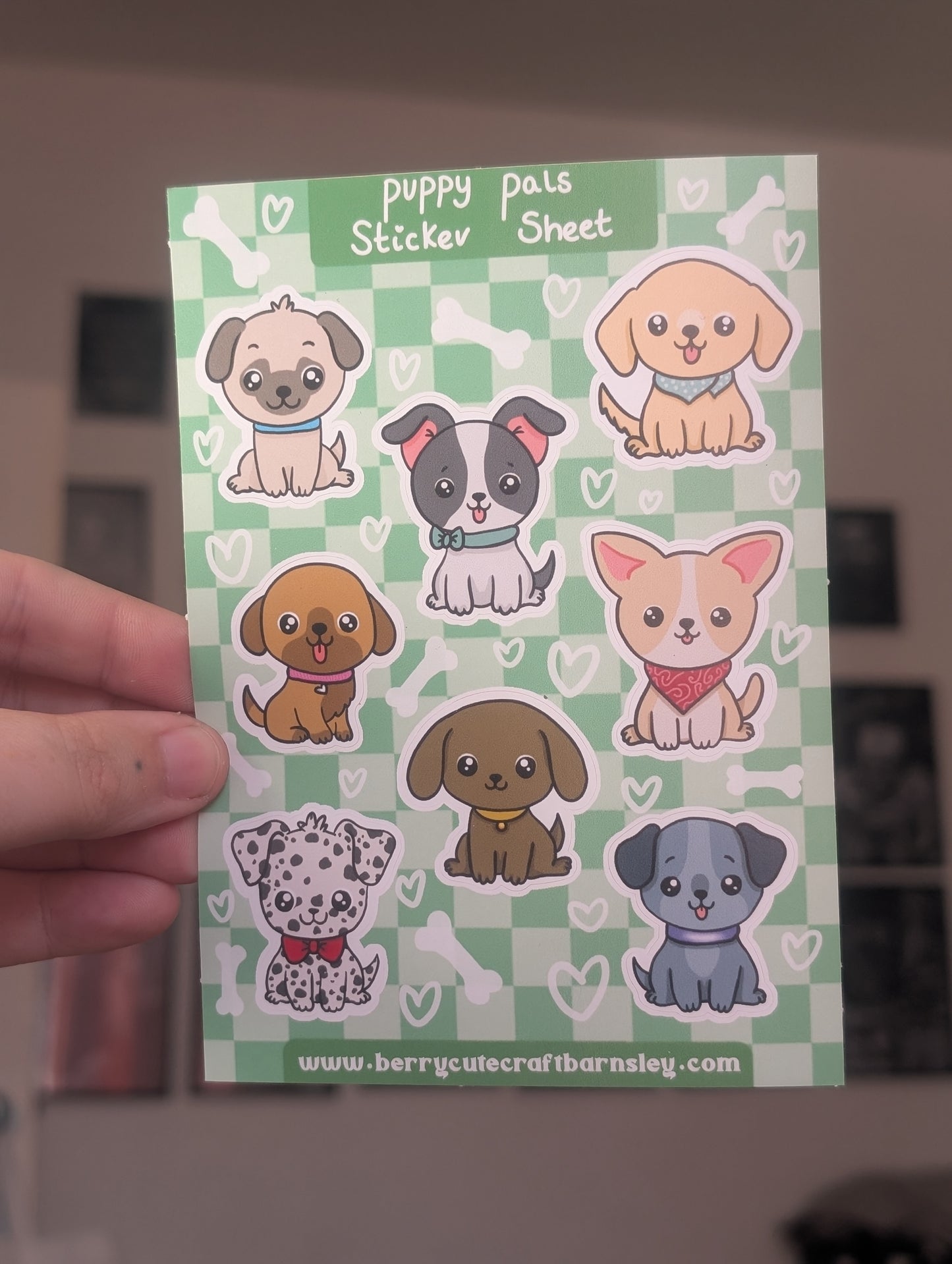 Puppy pals sticker sheet