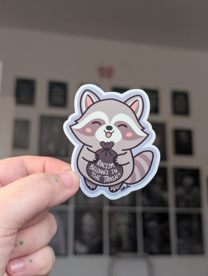 Anti-Racism Toby sticker