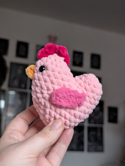 Heart chick plush
