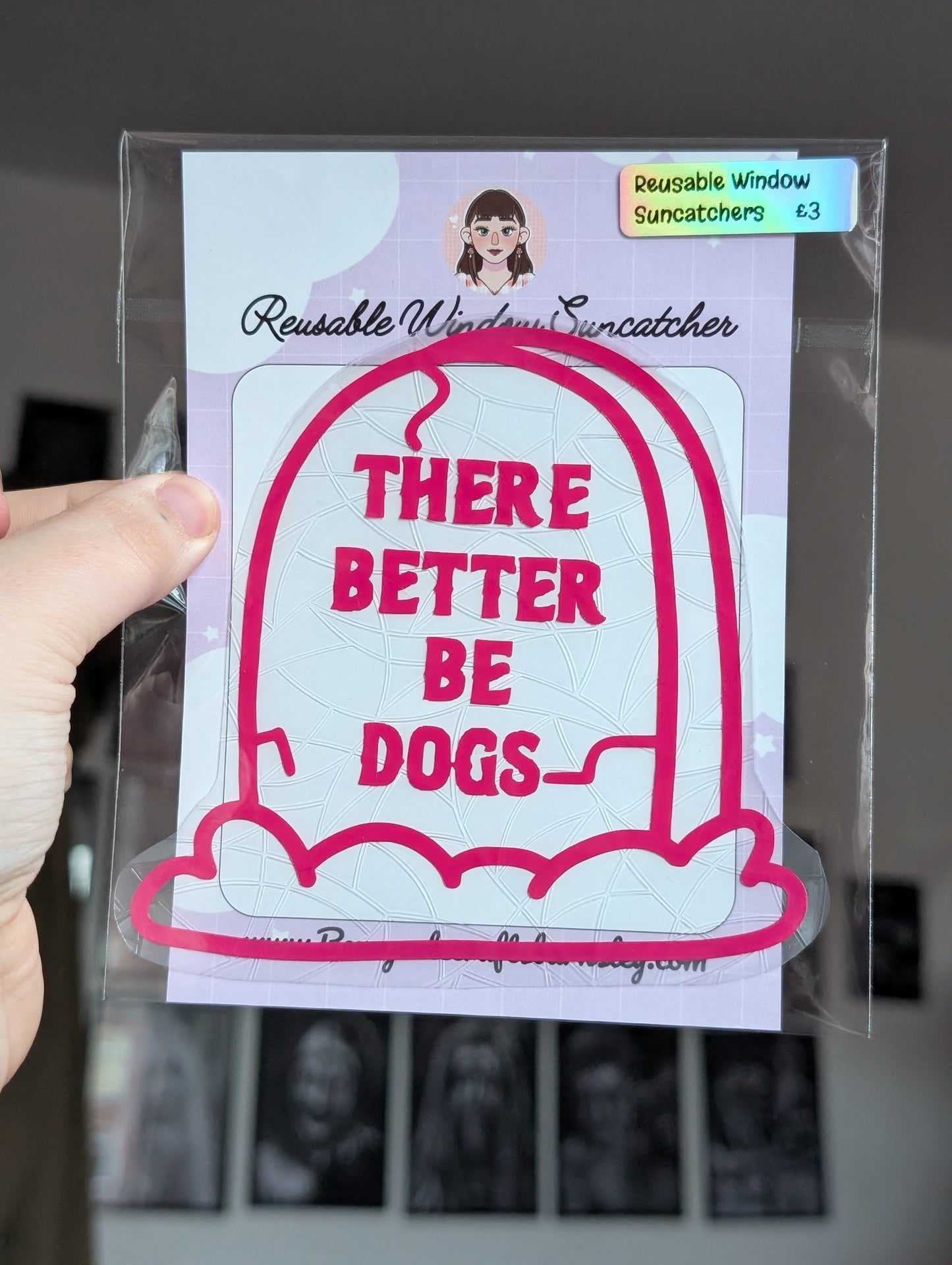 There better be dogs suncatcher