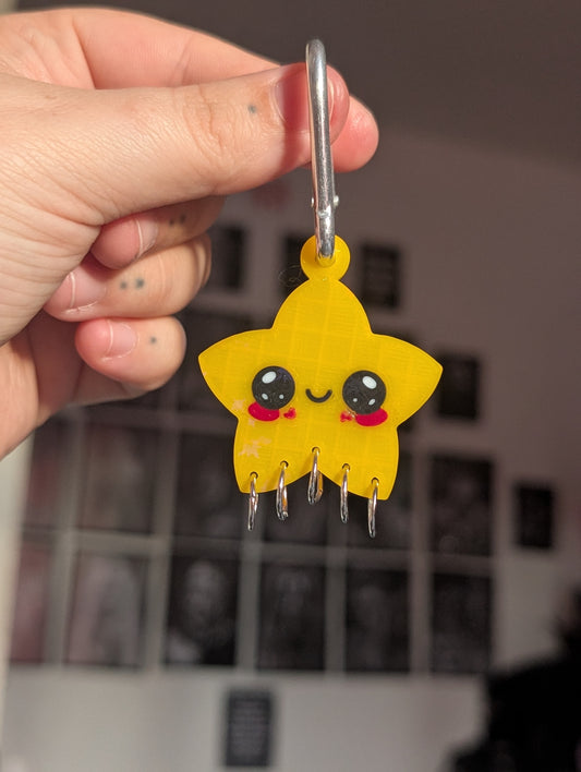 Carabiener Charm holder Star Keyring