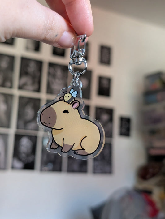 Honey and Bert keyring