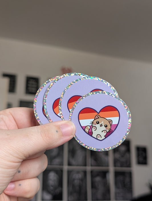 Kitty lesbian HG sticker