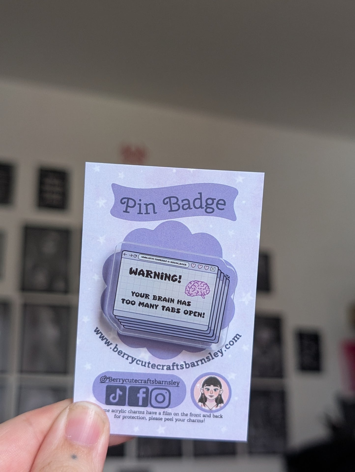 Too many tabs pin badge