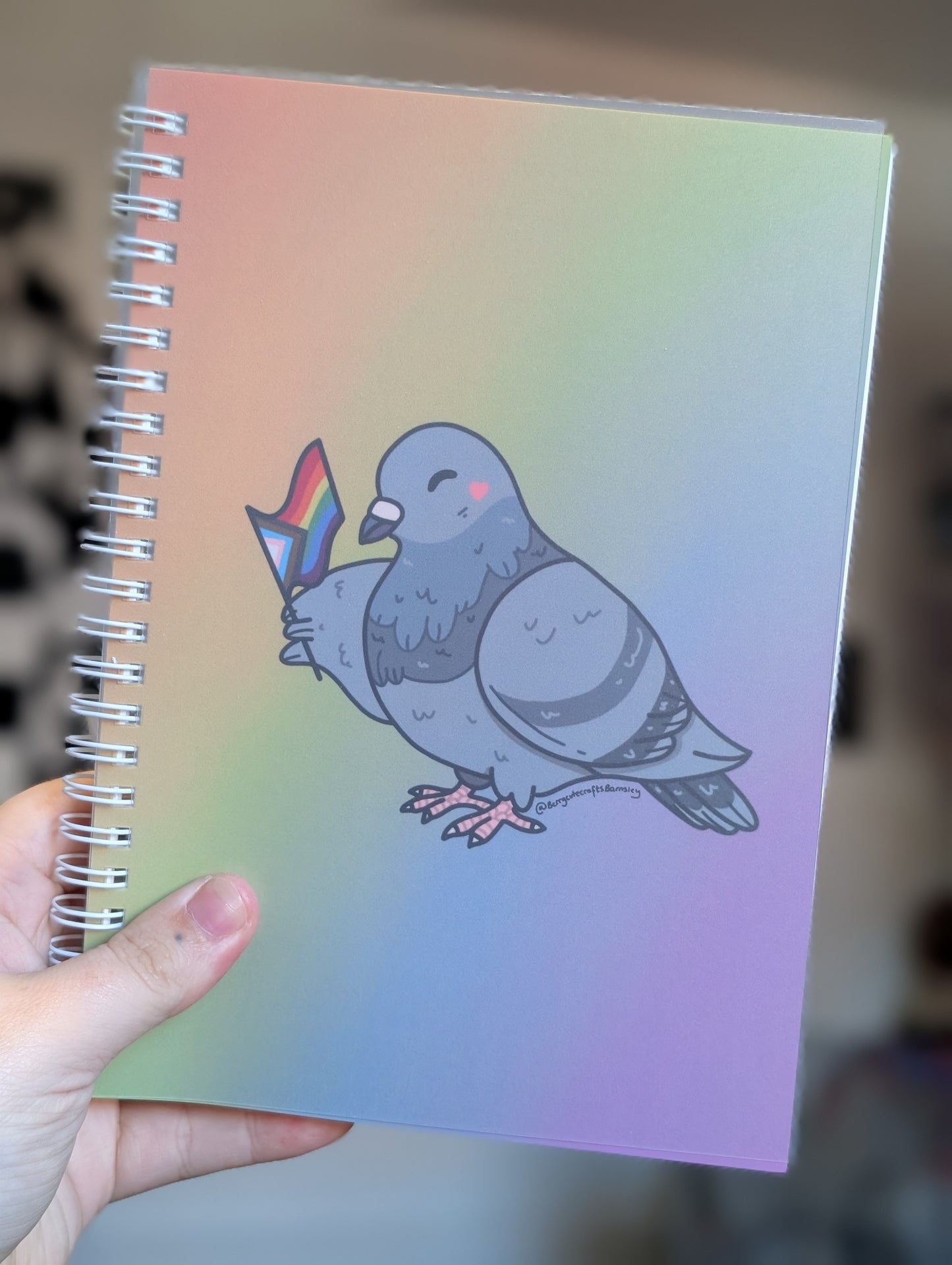 Gerard pride pigeon Notebook