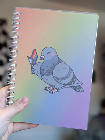 Gerard pride pigeon Notebook