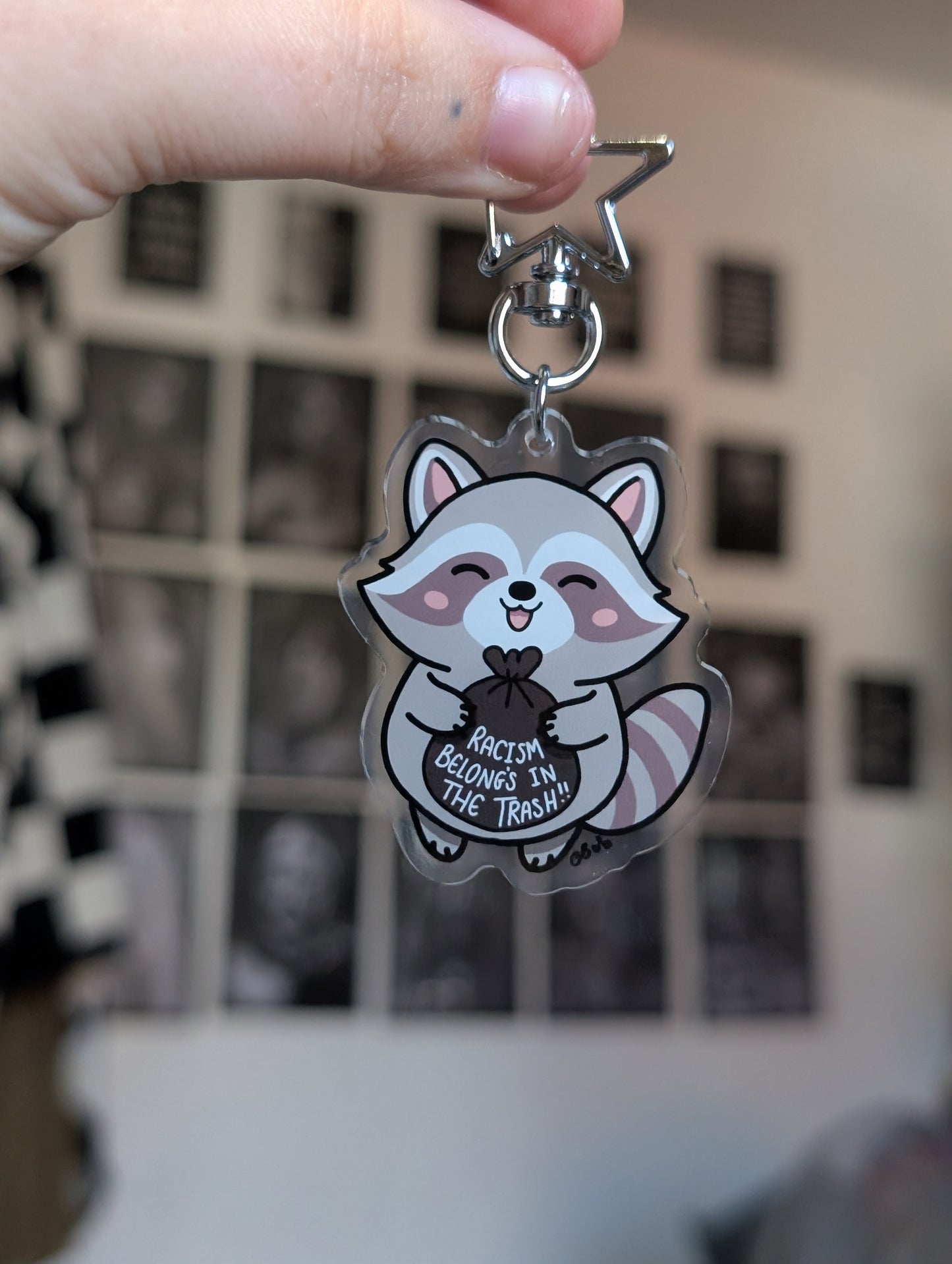 Anti racism Toby keyring