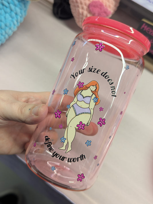 Body positivity Pink Beer can
