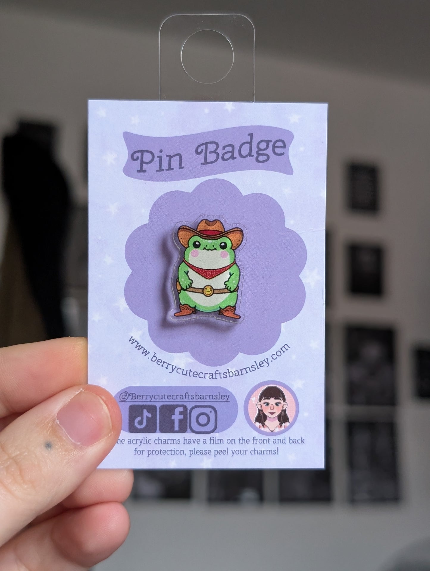 Sheriff Franklin 1" pin badge