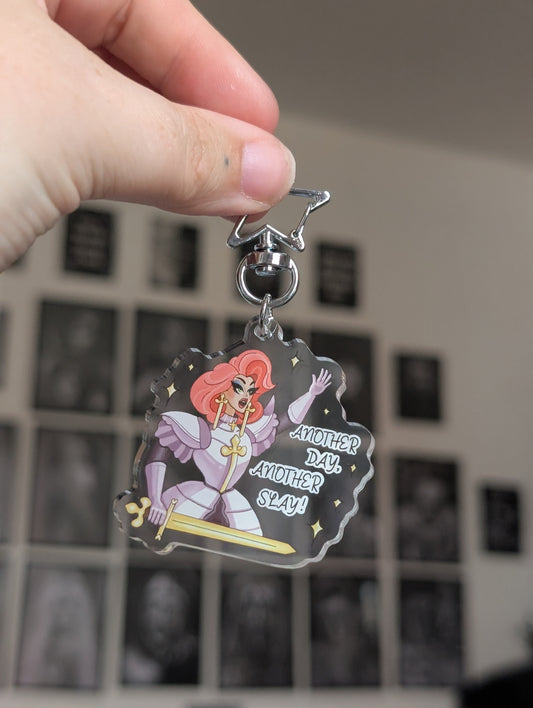 Slay Drag queen keyring